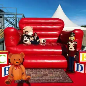 Corporate Christmas Party Giant Infaltable Couch