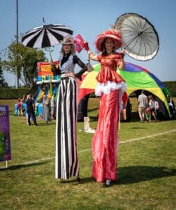 Corporate Family Day Carnival Theme - Stilt Walkers