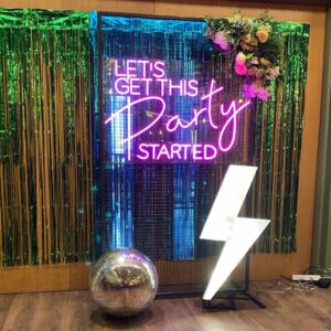 Neon Sign Party Wedding Corporate Event