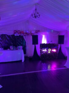 50th Birthday Party Marquee